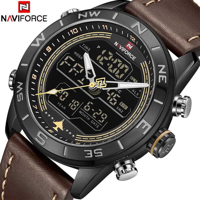 Luxury Watch Maker - Naviforce Mewah Merek Pria Olahraga Kuarsa