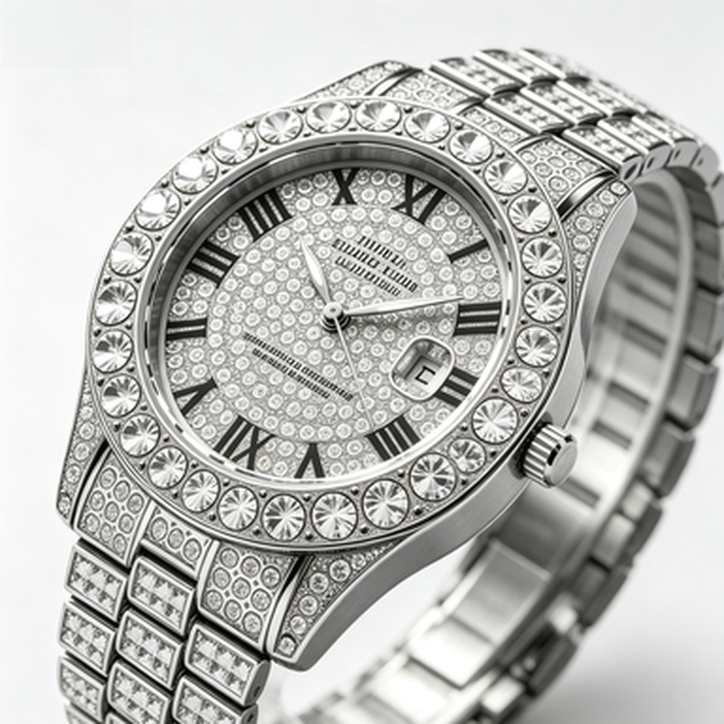 Luxury Watch Iceberg - Jam Tangan Quartz Mewah Berlapis Emas