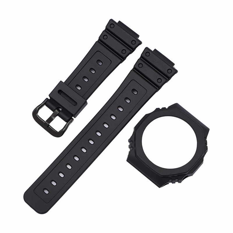 Casio Watch G-Shock Ga-2100 - Tali Resin + Casing untuk Casio