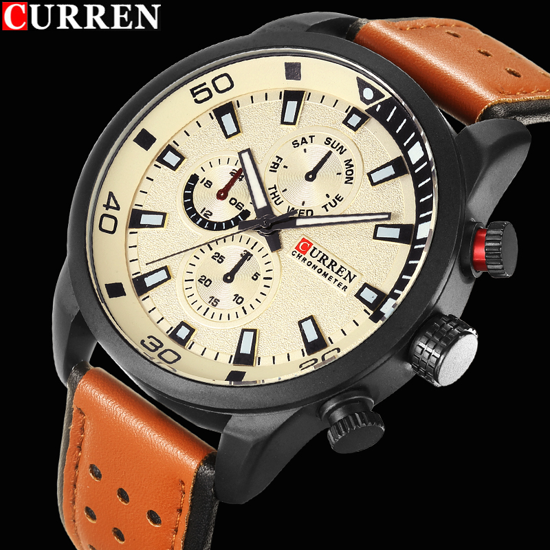 2017 CURREN Gaya Watch Pria Me - Luxury Watch Investment ulasan dan harga
