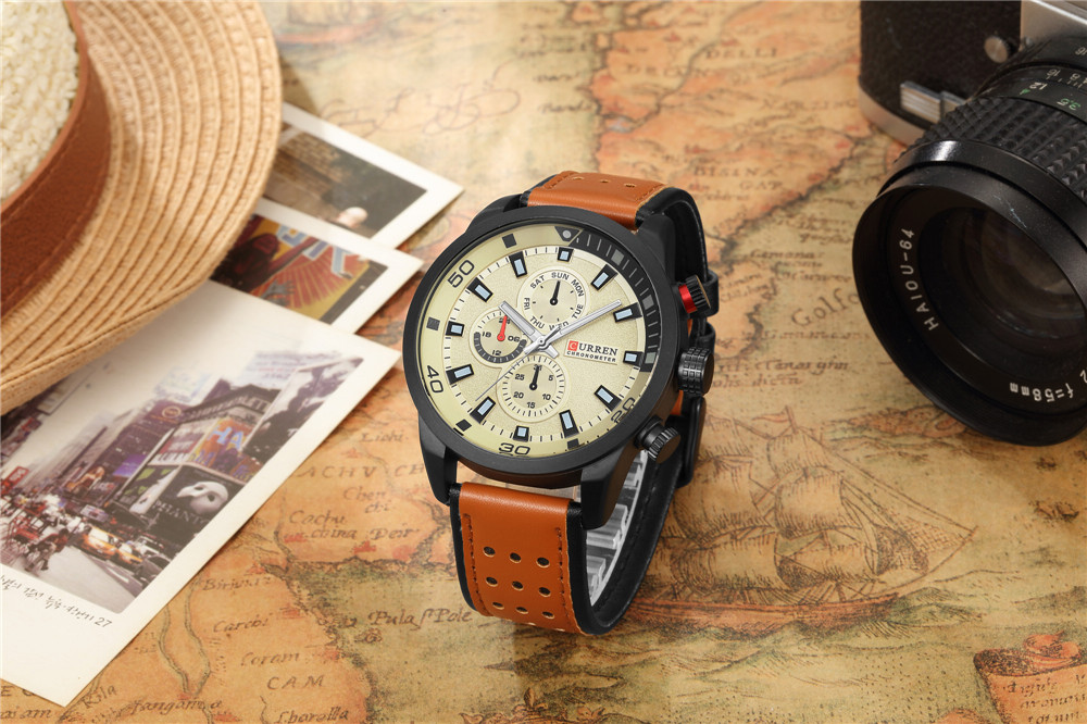 2017 CURREN Gaya Watch Pria Me - Luxury Watch Investment ulasan dan harga