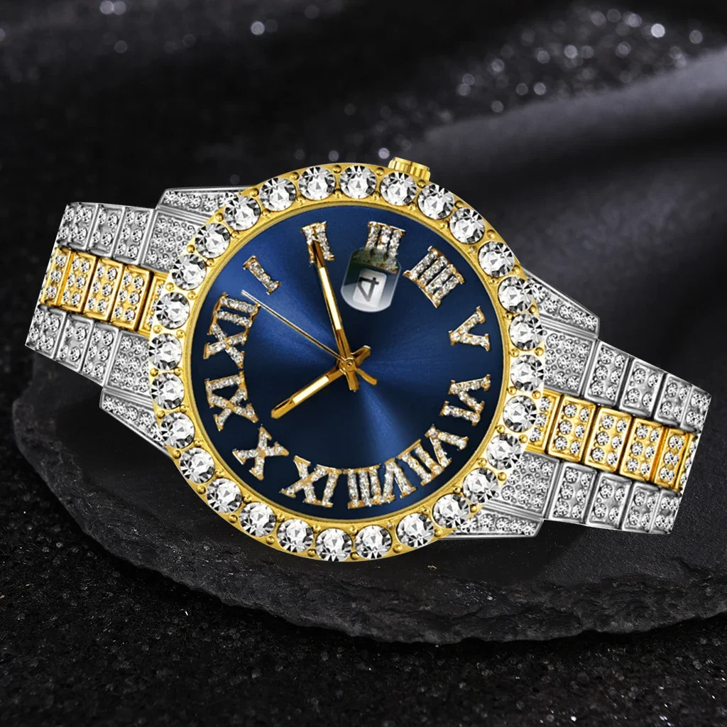 Iced Out jam tangan penuh berl - Luxury Watch Iceberg ulasan dan harga