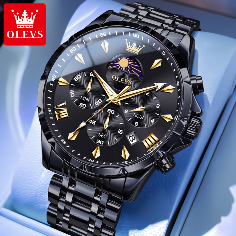 Jam Tangan Pria OLEVS 3653 den - Luxury Watch Maker ulasan dan harga