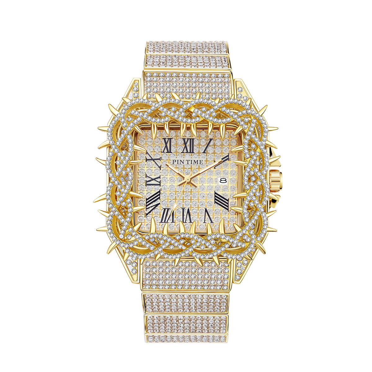 Jam Tangan Pria Iced Out Squar - Luxury Watch Iceberg ulasan dan harga