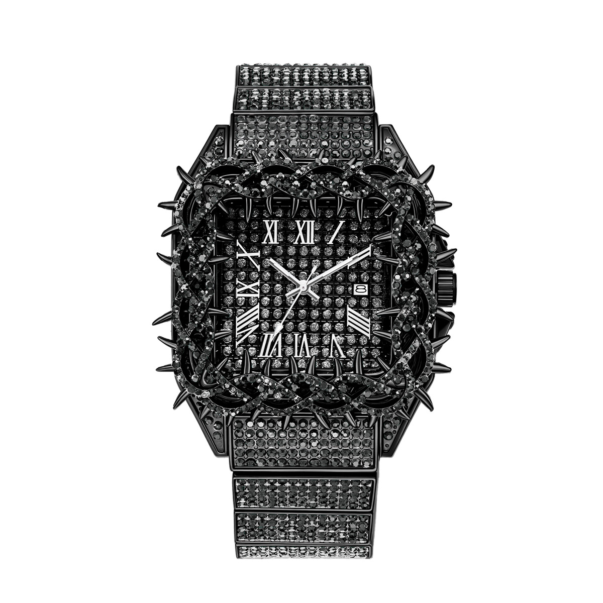 Jam Tangan Pria Iced Out Squar - Luxury Watch Iceberg ulasan dan harga