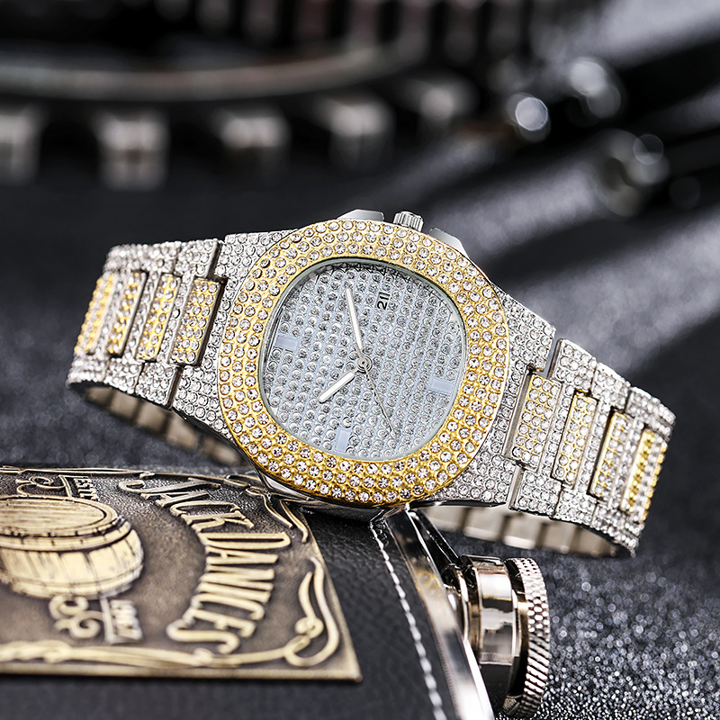 Jam Tangan Iced Out Fashion Ba - Luxury Watch Iceberg ulasan dan harga