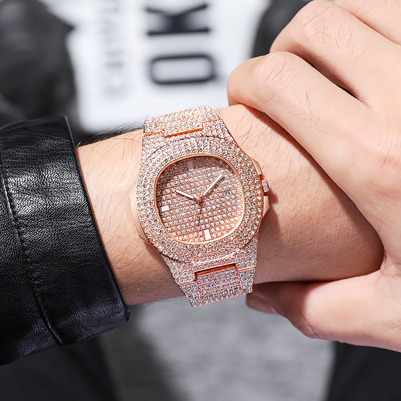 Jam Tangan Iced Out Fashion Ba - Luxury Watch Iceberg ulasan dan harga