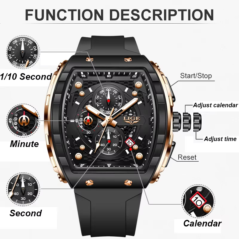 Jam Tangan Pria Mewah Merek LI - Luxury Watch Maker ulasan dan harga