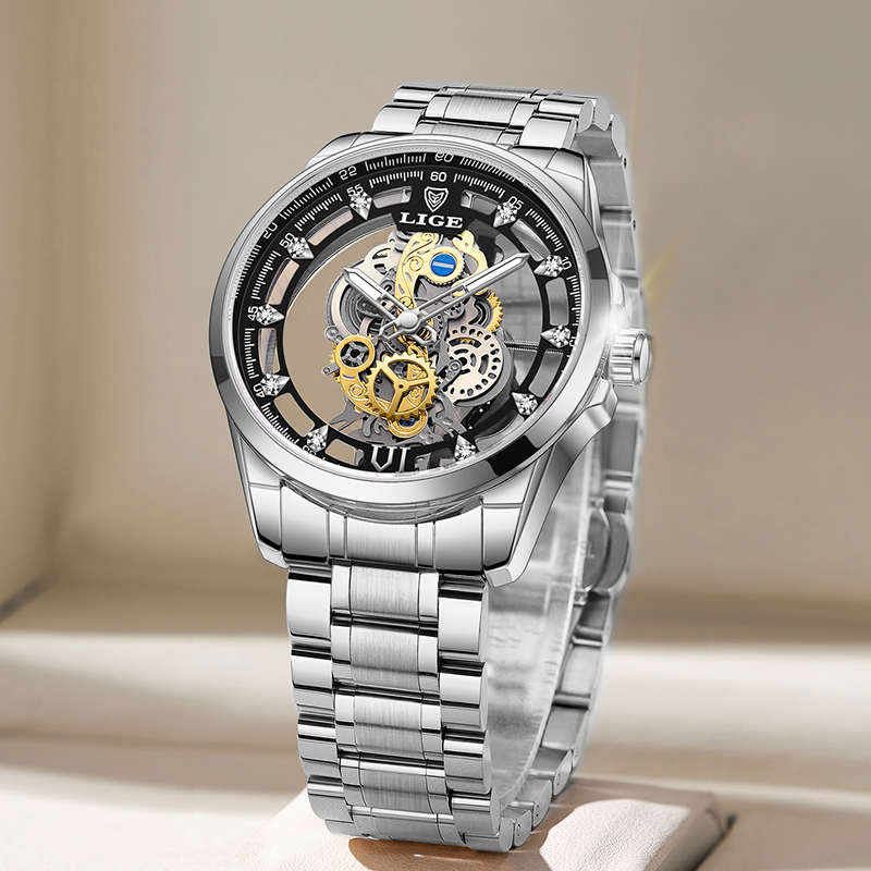 Jam Tangan Pria Mewah LIGE Fas - Luxury Watch Top 10 ulasan dan harga