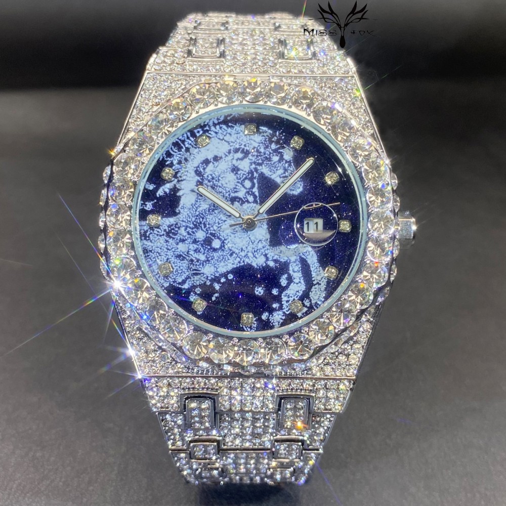Jam Tangan Quartz Pria Hip Hop - Luxury Watch Iceberg ulasan dan harga