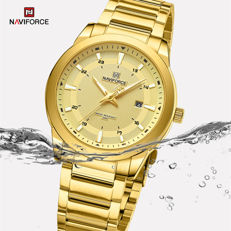 NAVIFORCE jam tangan kuarsa un - Luxury Watch Maker ulasan dan harga